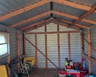 Aluminum shed also at 425 Foxdall $1100.00