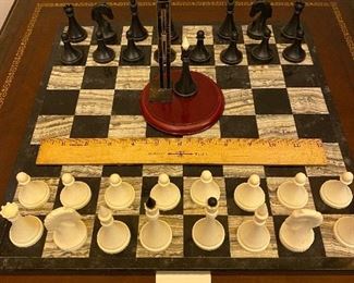 Early 1980's Modern Stylized Russian with unique Knight design.  3.75" King