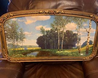 Mint condition Frame and Picture.  28" x 17"