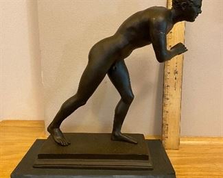 P. P. Caproni & Bros. Boston  1902-1911 "The Bronze Runner" on Black Base.   