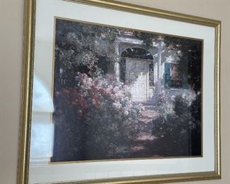 Abbott Graves Doorway and Garden 1894 Framed Art