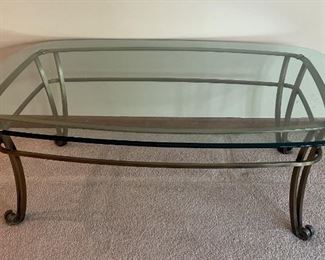 Brass Glass Coffee Table