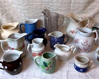 Collection of Vintage Pitchers
