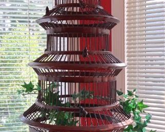 Decorative Wood Bird Cage