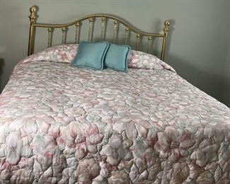 Gold Frame King Size Bed