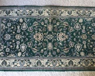 2' x 4' Indo-Persian rug in green $95