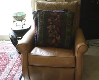 Leather armchair $50