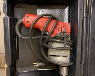 Milwaukee electric drill, works great. With Case.