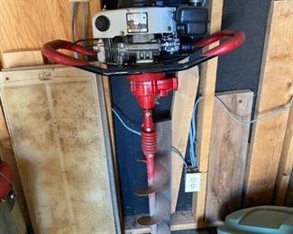 Gas 2 person gas auger. Works great, start your fence project today!