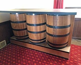 WhiskeyWine Barrel Bar 