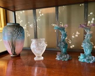 Daum pate de verre art glass
