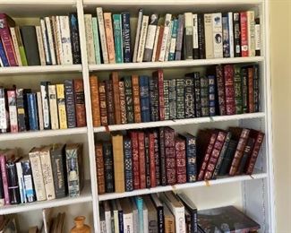 many books incl. leather bound