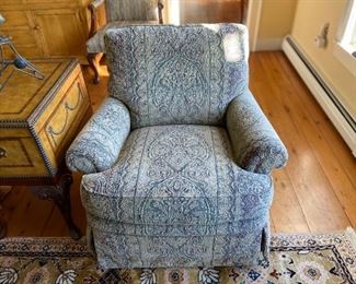 stuffed swivel chair