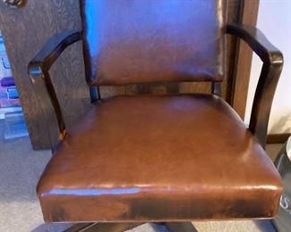 Leather Desk Chair 
