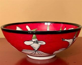Item 67:  Turkish Whiling Dervish Bowl - 6.25" x 2.5": $14