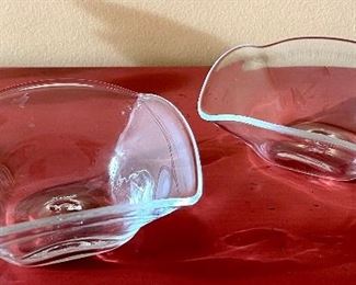 Item 68:  (2) Simon Pearce Bowls - 6" x 2.25": $58/Pair  