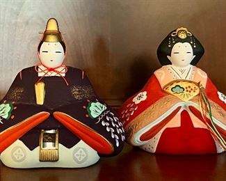 Item 89:  (2) Japanese Emperor Figurines - 3.75": $16