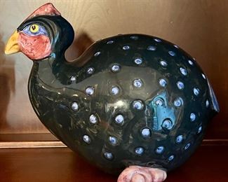 Item 100:  Pottery Bird - 8":  $24