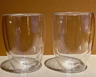 Item 129:  (2) Bodum Double Walled Glasses:  $24