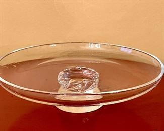 Item 131:  Steuben Dessert Stand - 8.25" x 2.25":  $125