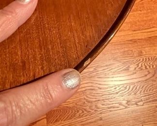 please note the chip