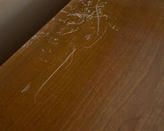 please note the scratches