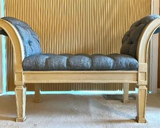 Item 154:  Custom Upholstered Bench - 53"l x 20.5"w x 31"h:  $375