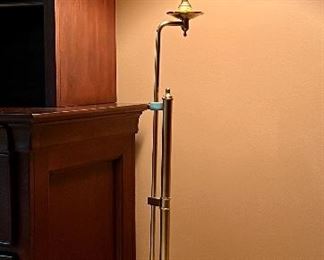 Item 162:  Adjustable Brass Floor Lamp:  $125