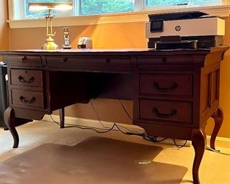 Executive desk available and priced at the sale as there are some condition issues.