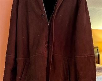 Men's & Women's leather & fur coats available at the sale!