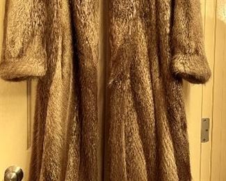 Item 168:  Northern Lights Bloomingdale's Fur Coat: $285