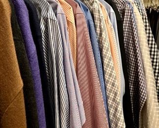 Loads of mens shirts, sweaters, etc.