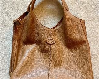 Tods Leather Shoulder Bag: $125