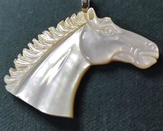 Horse Head Necklace Drop