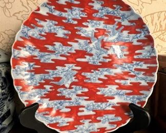 Pair of Asian porcelain plates.  They are amazing!