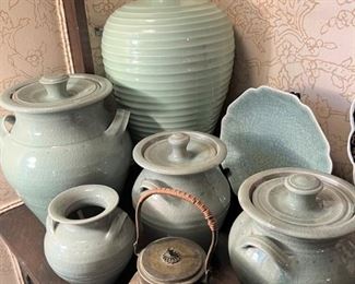 Celadon pottery