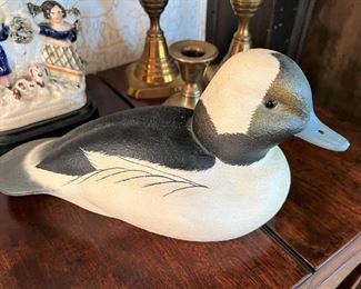 Leo McIntosh carved duck decoy