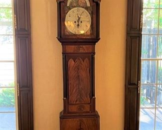 18th Century English tall case clock