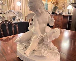 Monumental Meissen Parian figurine