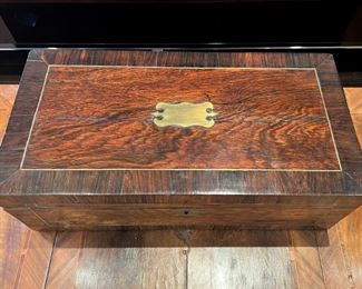 Antique English fitted writing desk