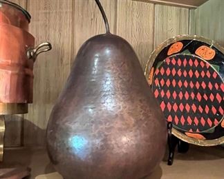 Giant Michael Aram hammered pear