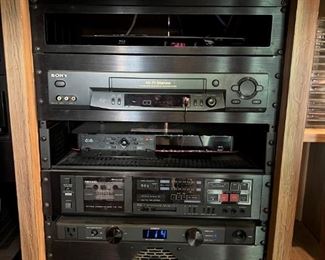 Entire….GREAT….;vintage entertainment center!