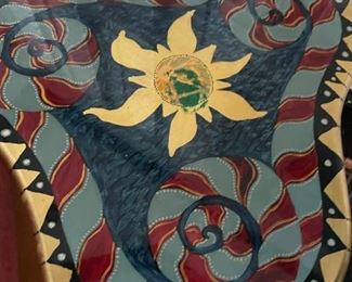 Handmade Side Table with Shelf - original price $700