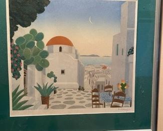 Thomas Mcknight - Mykonos Series # 3 "Chapel - Signed and Numbered 87/175