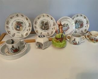 Beatrix Potter Collectible Plates and cups