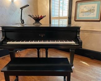 Wm Knabe & Co Grand Piano - Appraised at $16,000 - Updated and totally renovated with receipt  