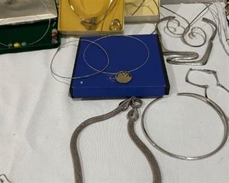 Sterling Silver and Gold (minimum amount of Gold) Necklaces 