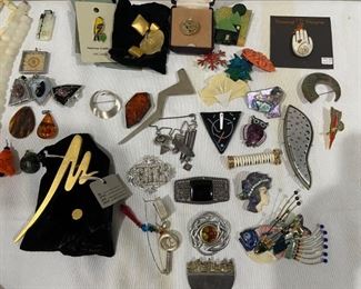 Artist Designed Pins and Pendants 