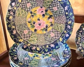 Gump’s San Francisco, Botan Imari
Beautiful 4 Piece Pl. setting for 12