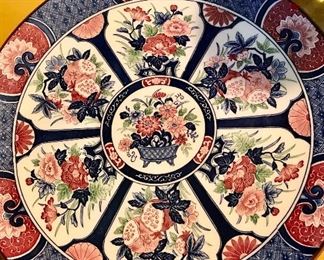 TOSHO vintage Imari charger 13”